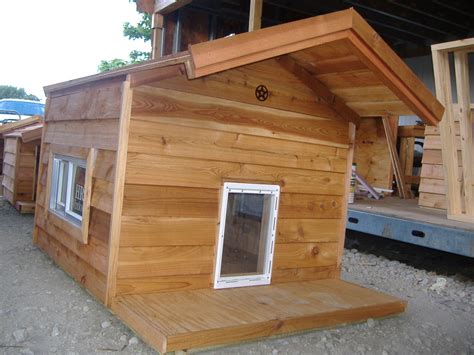 metal shed dog house|custom made insulated dog houses.